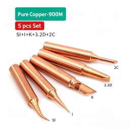 Original Soldering Iron Tip Pure Copper 900M Soldering Iron Head Set Inside Hot Bare Copper Electric Soldering Iron Welding Tool