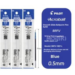 Pilot Acroball Ultra-Smooth Retractable Ballpoint Pen,Premium Hybrid Ink 0.5/0.7mm for Office&BusinessMinimalist Japanese Design