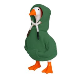 5 Inch Goose Outfits Red Hoodies Soft Solid Color Mini Porch Goose Hoodies Desk Goose Outfits Clothes for Table Decoration