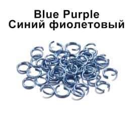 300pcs/lot 6 8 10 mm Metal Colorful Single Loops Open Jump Rings Split Rings Connectors For DIY Jewelry Making Findings Supplies