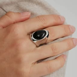 VENTFILLE 925 Sterling Silver Metal Flower Shell Geometric Rings For Women French Retro Romantic Open Thai Silver Rings