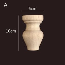 1pc Furniture Round Solid Wood Table Legs Sofa Feet Cabinet Bed Dressing Table Replacement Foot Support Hardware