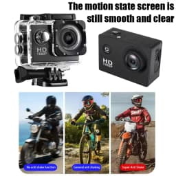 1080P Ultra HD Action Camera 2MP 900mAh Underwater Waterproof Case Outdoor Sports Helmet Video Recording Cameras
