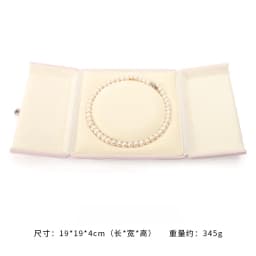 Pearl Necklce Gift Box Velvet Necklace Packaging Box Ring Holder Display Showcase Pendant Organizer