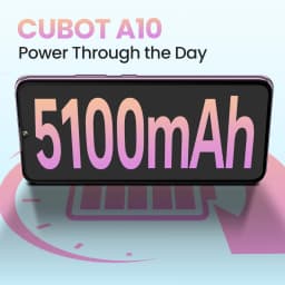 Cubot A10 Android Smartphone , 12GB (4GB+8GB)+128GB ROM, Octa-core, 6.56-Inch 90Hz Screen, 5100mAh, 48MP
