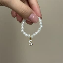 For Mini Labubu Pendant Accessories Letter Pearl Necklace For 4.0 Labubu Pin for Love Series Doll Accessories Dolls' Decoration