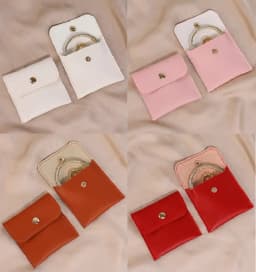 1pc Portable PU Leather Jewelry Storage Bag, Bag for Necklaces Bracelets Rings Earrings, Compact Jewelry Organizer Pouch