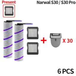 Accessories For NARWAL S30 / S30 Pro Cordless Wet Dry Vacuum Cleaner Brush Roller And HEPA Filter Replacement Spare Parts