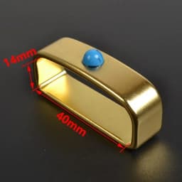 1Pc Deepeel 35/40mm Pure Copper Man Belt Buckle Ring Metal Solid Brass Waistband Loop Clasp Men Belts Leather Crafts Accessories
