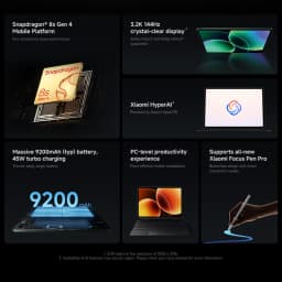 Global Version Xiaomi Pad 8 13MP Camera 11.2' 144Hz Display Mi Tablet Snapdragon® 8s Gen 4 CPU 9200mAh 45W Turbo Charging