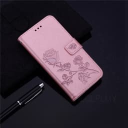 Rose Leather Wallet Flip Case For Motorola Moto G14 G54 G55 G84 E13 G04 G24 G34 G13 G23 G53 G56 G86 G85 5G G82 G35 G71 E14 Cover