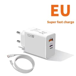 120W Super Fast Charger Pro Adapter Original Fast Charger USB-C PD 3.0 QC 4.0 For Xiaomi 13 12 Redmi Note 12 EU UK US Plug 2025
