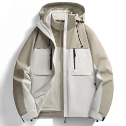 Men's Ski Jacket Waterproof 3 in 1 Winter Coat with Fleece Inner Warm Windproof For Snow Outdoor 2 PC Suits Thick Windbreaker