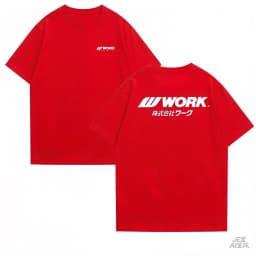 2025 Summer WORK Short Sleeve T-shirt Classic Wheel Racing Sponsor Clothing RIM Car Fashion Modified Car T-shirt Meister Shirt