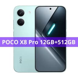 New POCO X8 Pro 5G Smartphone Gobal Version Dimensity 8500-Ultra 6.59" 1.5K AMOLED Display 6500mAh 100W HypeCharge NFC