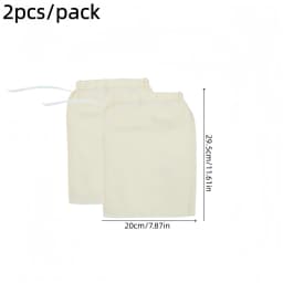 2pcs Cotton Steamer Cloth High Density Curd Cloth Filter Soybean Milk Cloth Filter Residue Gauze Insulation Cover Kitchen Tools
