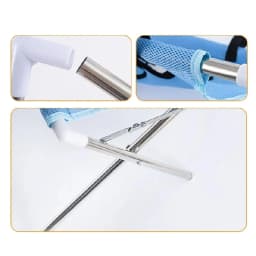 Anti-Scratch Pet Grooming Hammock Support Frame Detachable Puppy Nail Clipping Holder Sturdy Adjustable Pet Bathing Rack