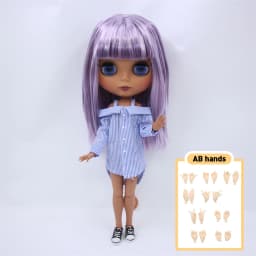 ICY DBS Blyth 1/6 bjd dolls joint body custom face colorful hair Contains clothing and shoes special