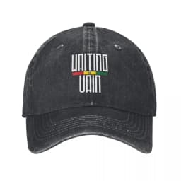 Get Up Stand Up Reggae Rasta Baseball Cap Vintage Distressed Denim Washed Bob Marley Snapback Hat Unisex Adjustable Fit Cap