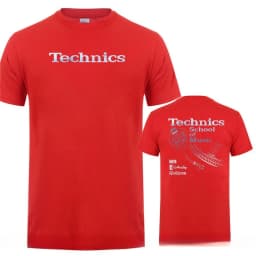 Vintage Deejay Shirt Long Play Tshirt Technics School of Music T Shirt Men Retro DJ Music T-shirt Hot Sale Fashion Top Tee Shirt