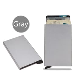 Rfid Smart Wallet Credit Card Holder Metal Thin Slim Men Women Pop Up Minimalist Wallet Small Cardholer Vallet Walets for Men