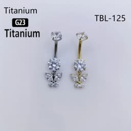 1PCS Belly Piercing Button Rings G23 Titanium ASTM F136 14g Internally Threaded Navel Ring Earrings Button Piercing Body Jewelry