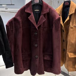 YOLOAgain Women's Oversized Suede Leather Blazer Single Breasted Real Leather Jacket Female 2025 Spring