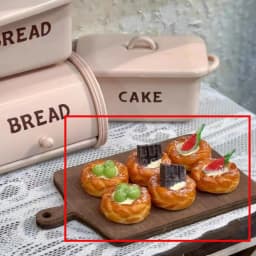 Miniature Croissant Clay Model Kitchen Baking Props Furniture Accessories Mini Pudding Drink Food Play Diy Dollhouse Dessert Toy