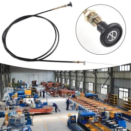 Stop Choke Bowden Cable Wire 2-5m Length Control Bonnet Throttle Engine Fuel For Cars Trucks Vans Engine Flameout Wire Parts