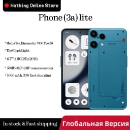 In Stock Nothing Phone (3a) Lite Global Version MediaTek Dimensity 7300 Pro5G 6.77 AMOLED 120Hz 5000mAh 50MP Camera