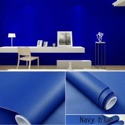 Solid Color Stickers Self-adhesive Waterproof PVC Bedroom Dormitory Wardrobe Wall Renovation Wallpaper DIY Home Decor