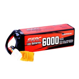 Sunpadow 6000mAh 4S Lipo Battery for 70C 14.8V with XT90 Plug Connector For RC Car Truck Tank Truggy Vehicle Buggy Hobby 2 Packs