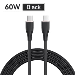ASOMETECH 1M/2M USB C To Type C Cable PD 60W Fast Charging Wire USB-C Charger Data Cord For Macbook Samsung Xiaomi Type-C Cable