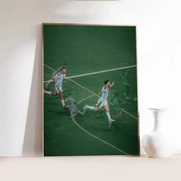 L-Lionel M-Messi Poster Self-adhesive Art Waterproof Paper Sticker Coffee House Bar Room Wall Decor