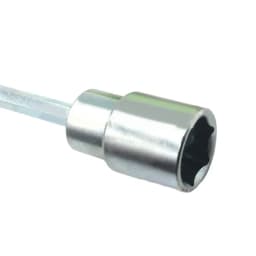 1pc 30cm Length Extension Socket Wrench 19mm Hexagon Socket Corner Steady Caravan Leg Winder Drill Socket For Electric Drill