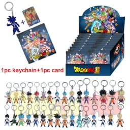 Dragon Ball Figures Blind Box Toy Super Saiyan Goku Vegeta Keychain Anime PVC Collection Model Toys For Gifts