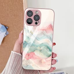Hard Tempered Glass Phone Case For Samsung Galaxy S26 S25 Ultra S24 Plus S23 S22 S21 S20 FE Cases Starfish Shells Pattern Cover