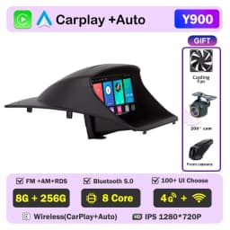Android 16 Car Radio For Ford Fiesta MK6 MK7 2009 - 2017 Carplay Android Auto Stereo Player GPS Navigation Wifi Video Autoradio