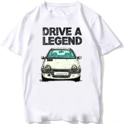 2026 New Drive A Legend Twingo Late Halogen Model Sport Car T-Shirt Boy White Tees Man's Clothing Summer Casual T Shirt