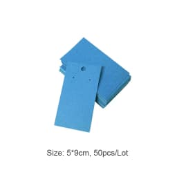 Kraft Paper Ear Stud Hang Tag Jewelry Display Card Necklace Kraft Paper Tag Ear Studs Bracelet Paper Hang Price Tag 50pcs/Lot