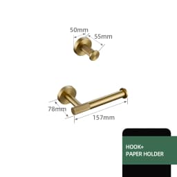 Gold Bathroom Accessories Towel Bar Bath Robe Hook Brass Knurled Bathroom Hardware Set Shelf for Towels Paper Tissue Holer
