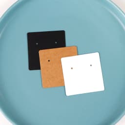 50 Pcs 5x5cm Hot Selling Earring Jewelry Display Paper Card With Or Without Bags Wholesale Packaging Suppliers Customize Service