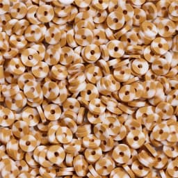350Pcs/Lot 6mm Flat Round Polymer Clay Beads Loose Spacer Beads for Jewelry Making DIY Needlework Bracelet Necklace Earrings