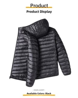 Lightweight Short down Cotton Jacket Men's Casual Style Warmth Youth Popular Loose Fit No Brand 2025 New Arrival out of Season