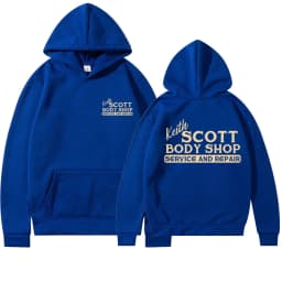Keith Scott Body Shop Tv Show Pullover One Tree Hill Hoodie Ravens Basketball Sweatshirt 2 Side Print Lucas Nathan Scott Hoodies