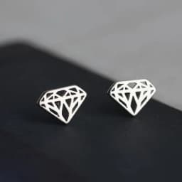 Silver Plated Creative Ear Hole Earrings for Women Prevent Korean Style Stud Earrings Allergy Earrings Fine Jewelry Accessories