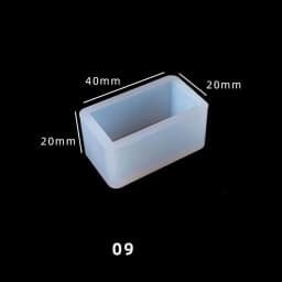 Cuboid Cube Resin Moulds Crystal Epoxy DIY Jewelry Pendant Storage Tray Square Rectangular Casting Accessories Silicone Mold