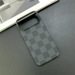 Carbon Fiber Pattern Chessboard Style Phone Case for iPhone 17 Pro Max 16 15 14 13 Contrast Clash Color Ultra Thin Bumper Cover