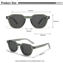 Caterside New Retro Polarized Men Sunglasses Square TR90 Frame Women Sun Glasses Outdoor Driving Fishing High Quality UV400 Gift