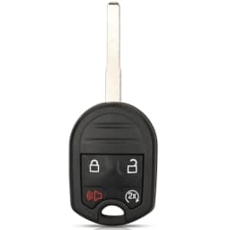 jingyuqin 10pcs FO38/HU101 Remote Key Shell For Ford Edge Explorer Ranger Windstar Expedition Mustang for Mazda Fob Case